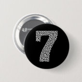 67 Sixty Seven Halloween Costume Design Funny 6 7  Ronde Button 5,7 Cm (Voorkant /achterkant)
