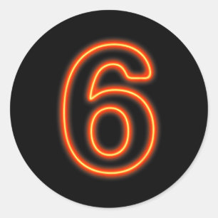 67 Sixty Seven Halloween Kostuum Kleurrijk Grappig Ronde Sticker