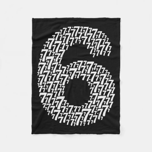 67 Sixty Seven Halloween Kostuum Ontwerp Grappig 6 Fleece Deken (Voorkant)