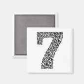 67 Sixty Seven Halloween Kostuum Ontwerp Grappig 6 Magneet (Voorkant / Achterkant)