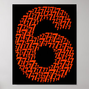 67 Sixty Seven Halloween Kostuum Ontwerp Grappig 6 Poster