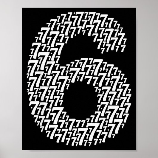 67 Sixty Seven Halloween Kostuum Ontwerp Grappig 6 Poster (Voorkant)