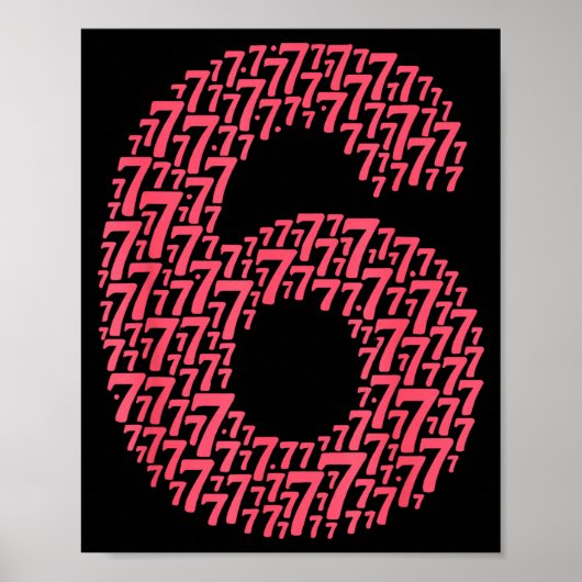 67 Sixty Seven Halloween Kostuum Ontwerp Grappig 6 Poster (Voorkant)