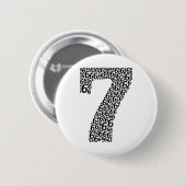 67 Sixty Seven Halloween Kostuum Ontwerp Grappig 6 Ronde Button 5,7 Cm (Voorkant /achterkant)