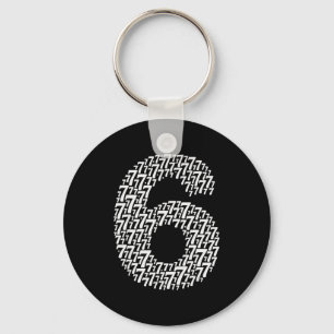 67 Sixty Seven Halloween Kostuum Ontwerp Grappig 6 Sleutelhanger
