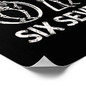 67 Skeleton Funny Six Seven Gen Alpha Halloween 6- Poster (Hoek)