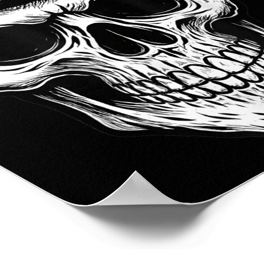 67 Skull Halloween Brainrot Meme Six Seven Kids Sk Poster (Hoek)