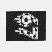 67 Soccer Ice Cream Drip Gen Alpha Six Seven Meme  Fleece Deken (Voorkant (Horizontaal))