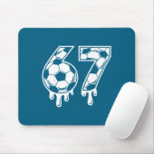 67 Soccer Ice Cream Drip Gen Alpha Six Seven Meme  Muismat (Met muis)