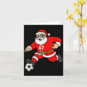 67 Soccer Santa Six Seven Meme Christmas Srt Men B Kaart (Gele Bloem)