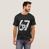 67 Soccer Six Seven 6 7 Meme 67 _3 T-shirt (Voorkant volledig)