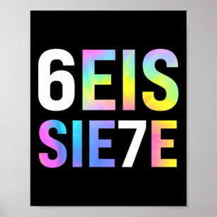 67 Spaanse Meme Seis Siete Zes Zeven Grappig Spaan Poster