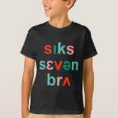 67 Speech Therapy Meme Funny Six Seven Bruh Slp Ch T-shirt (Voorkant)
