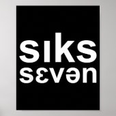 67 Speech Therapy Meme Ipa Funny Six Seven Slp  Poster (Voorkant)