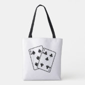 67 Speelkaarten Meme Grappig Zes Zeven Tote Bag (Achterkant)