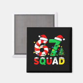 67 Squad Christmas Candy Cane Six Seven Meme Xmas  Magneet (Voorkant / Achterkant)