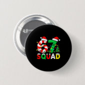 67 Squad Kerst Kerststok Zes Zeven Meme Kerstmis  Ronde Button 5,7 Cm (Voorkant /achterkant)