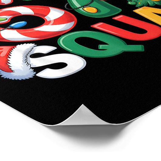 67 Squad Squad Teacher Christmas Design Funny 67  Poster (Hoek)