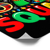 67 Squad Teacher Christmas Funny Holiday Clroom Cr Poster (Hoek)