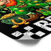 67 St Patricks Funny Six Seven Meme Leprechaun Boy Poster (Hoek)