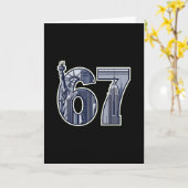 67 Standbeeld Liberty Empire State Grafisch  Kaart (Gele Bloem)
