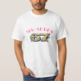 67 Style Neon T-shirt – Leuke & Krachtige Nummer S