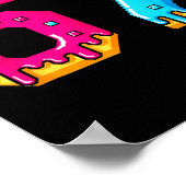 67 T-shirt honkbal levensstijl 101 kleding jeugd d Poster (Hoek)