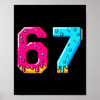 67 T-shirt honkbal levensstijl 101 kleding jeugd d Poster