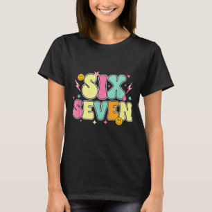 67 T-shirt voor leraren 67 Meme Vrouwen Leraar Zes