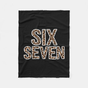 67 T-shirt Voor Leraren 67 Meme Vrouwen Leraar Zes Fleece Deken