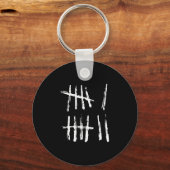 67 Tally Mark Shirt Funny Six Seven 67 Meme 6 7 Nu Sleutelhanger (Voorkant)