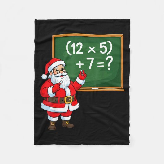 67 Teacher Christmas Santa Six Seven Meme Brainrot Fleece Deken (Voorkant)