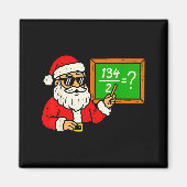 67 Teacher Christmas Santa Six Seven Meme Brainrot Magneet (Voorkant)