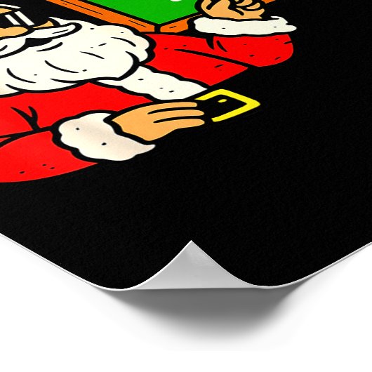 67 Teacher Christmas Santa Six Seven Meme Brainrot Poster (Hoek)