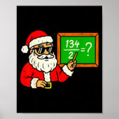 67 Teacher Christmas Santa Six Seven Meme Brainrot Poster (Voorkant)
