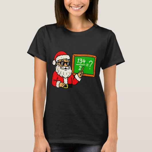 67 Teacher Christmas Santa Six Seven Meme Brainrot T-shirt (Voorkant)