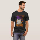 67 Teacher Halloween Ghost Six Seven Meme Math Equ T-shirt (Voorkant volledig)