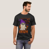 67 Teacher Halloween Ghost Six Seven Meme Math Equ T-shirt (Voorkant volledig)
