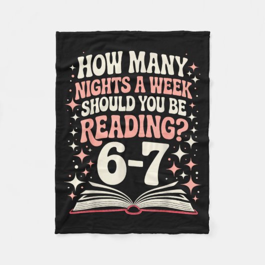 67 Teacher How Many Nights A Week Should You Be Re Fleece Deken (Voorkant)