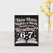 67 Teacher How Many Nights A Week Should You Be Re Kaart (Gele Bloem)