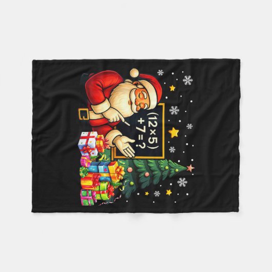 67 Teacher Santa Christmas Six Seven Meme Brainrot Fleece Deken (Voorkant (Horizontaal))