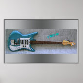 '67 Teisco Guitar Print (Voorkant)