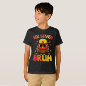 67 Thanksgiving Funny Turkey 6 7 Six Seven Bruh T-shirt (Voorkant volledig)