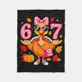 67 Thanksgiving Funny Turkey Thanksgiving 67 Turke Fleece Deken (Voorkant)