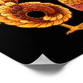 67 Thanksgiving Funny Turkey Thanksgiving 67 Turke Poster (Hoek)