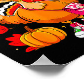 67 Thanksgiving Funny Turkey Thanksgiving 67 Turke Poster (Hoek)