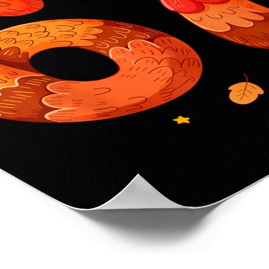 67 Thanksgiving Funny Turkey Thanksgiving 67 Turke Poster (Hoek)