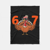 67 Thanksgiving Middle School 6 7  Fleece Deken (Voorkant)