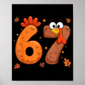67 Thanksgiving Turkey Turkey  Poster (Voorkant)