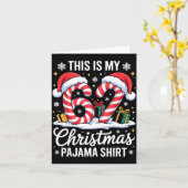 67 This Is My Christmas Pajama Shirt 6 7 Meme 67 C Kaart (Gele Bloem)